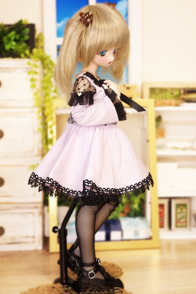 MDD 地雷系スクエアネックワンピ