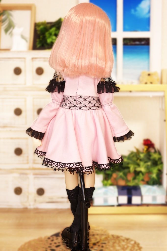 MDD 地雷系スクエアネックワンピ