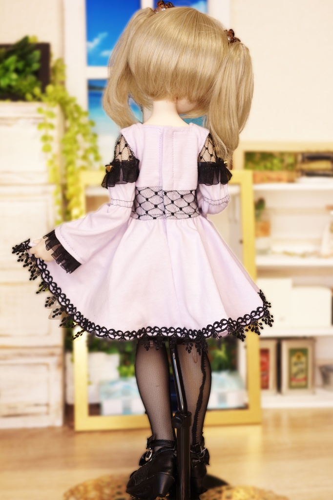 MDD 地雷系スクエアネックワンピ