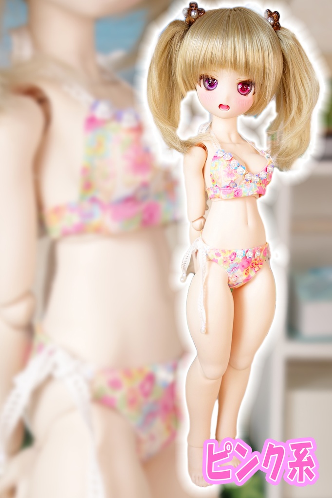 MDDフラワービジューユニコーンビキニ