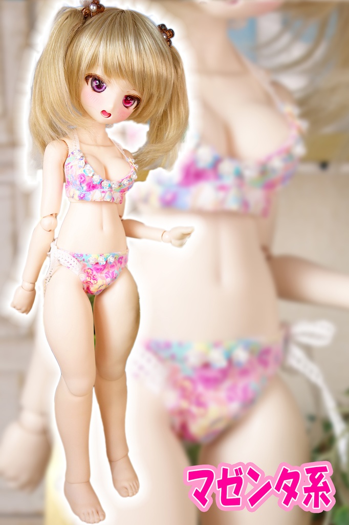 MDDフラワービジューユニコーンビキニ