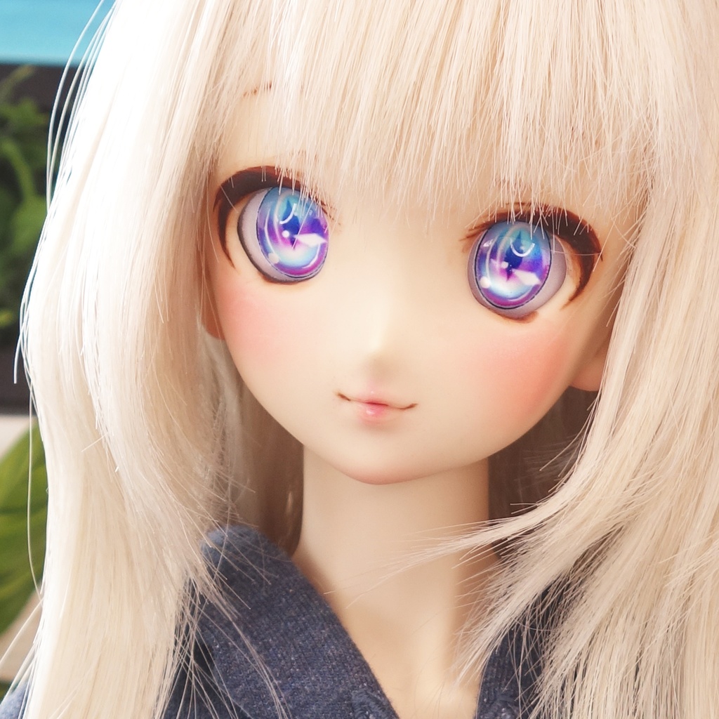 コルクネコ レジンアイ 22mm 2WAY虹タイプ