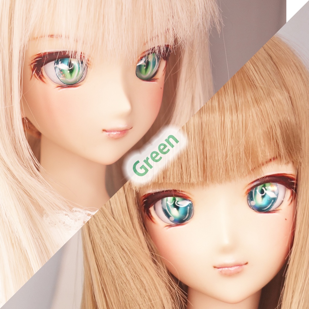 コルクネコ レジンアイ 22mm 2WAY虹タイプ