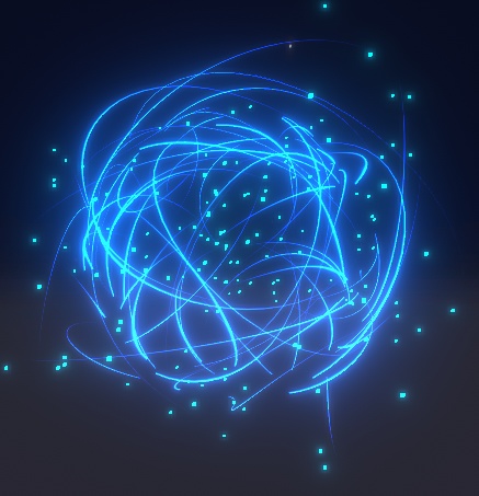 花火パーティクル三種 ~雷・水・風~