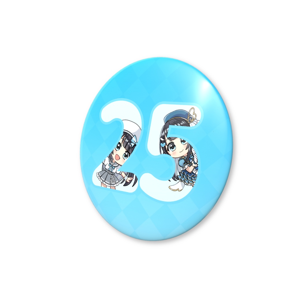 今羽にこ ひょっこり缶バッジ