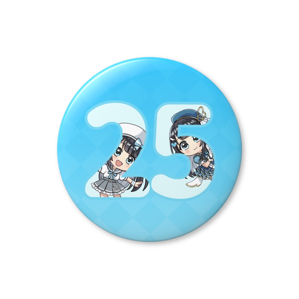 今羽にこ ひょっこり缶バッジ