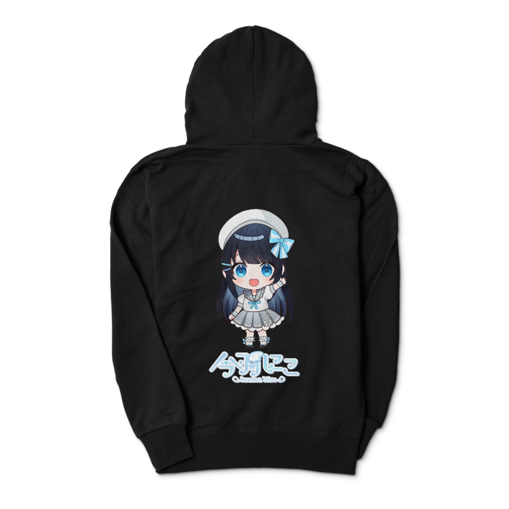 今羽にこ ジップパーカー -両面ver.-