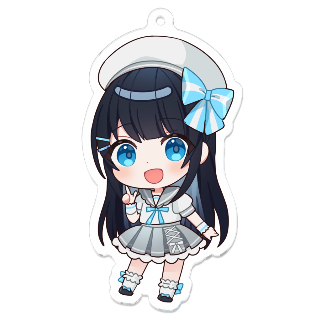 今羽にこ SDアクリルキーホルダー-クリスマスにこち🎄/制服にこち🎀-