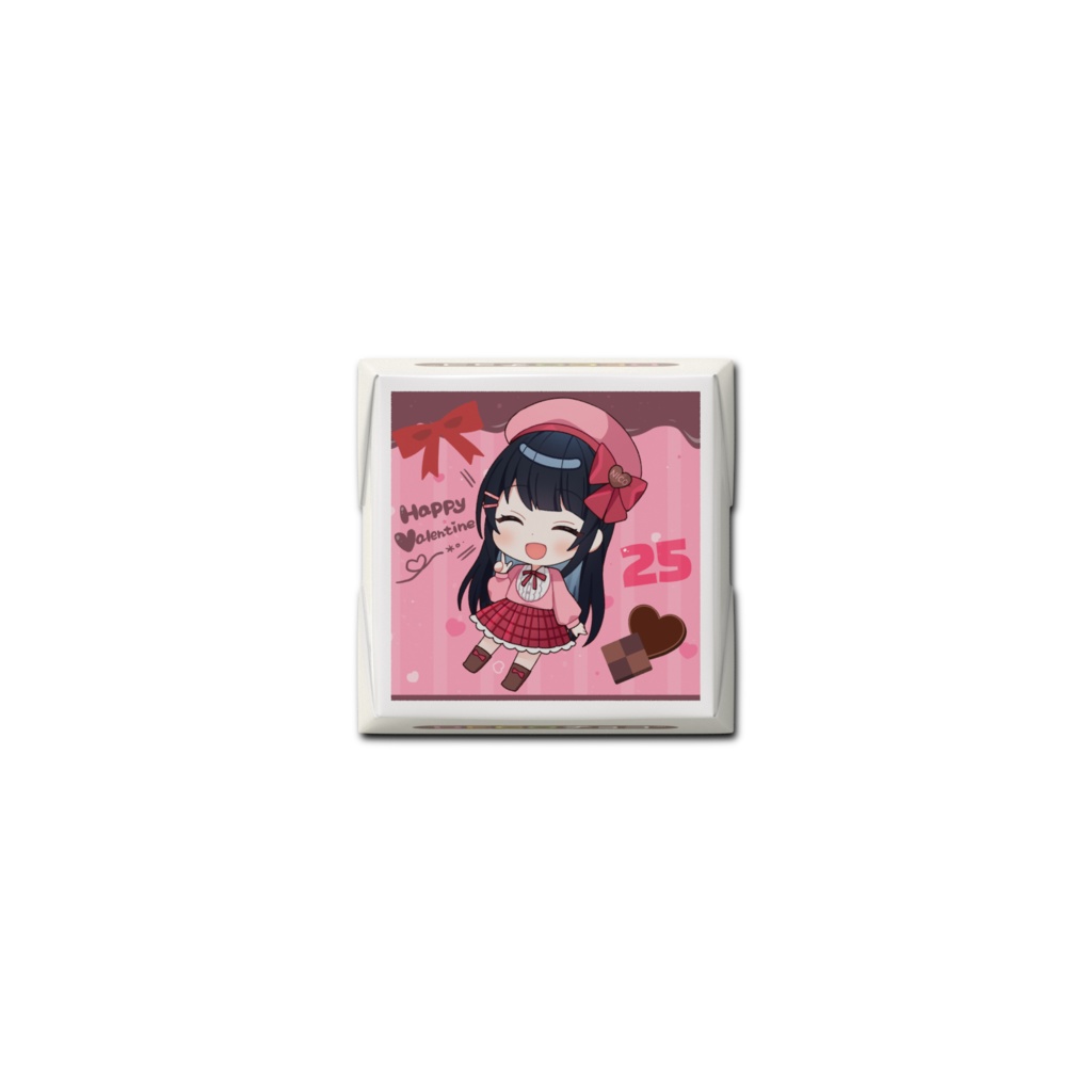【期間限定】今羽にこ 💝ボイス・画像付き💝ハッピーバレンタイン💖にこにこ☺最高!!DECOチョコ🍫✨