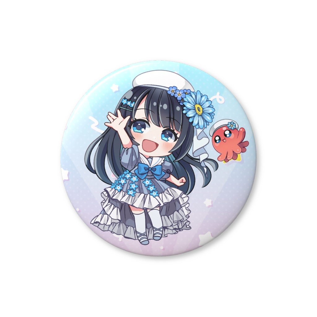 アイドルにこち缶バッジ