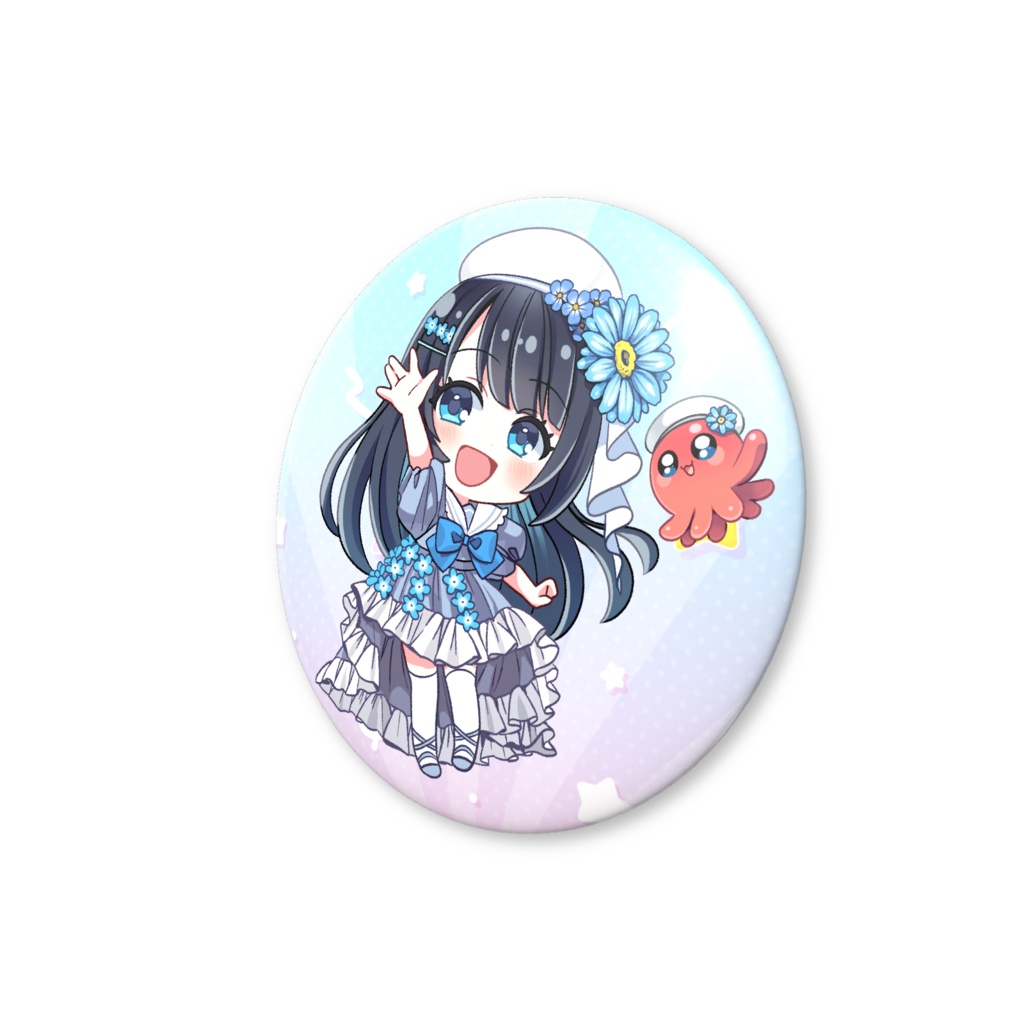 アイドルにこち缶バッジ