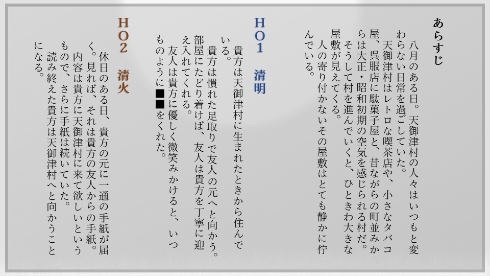 【CoCシナリオ】 清月を振るう