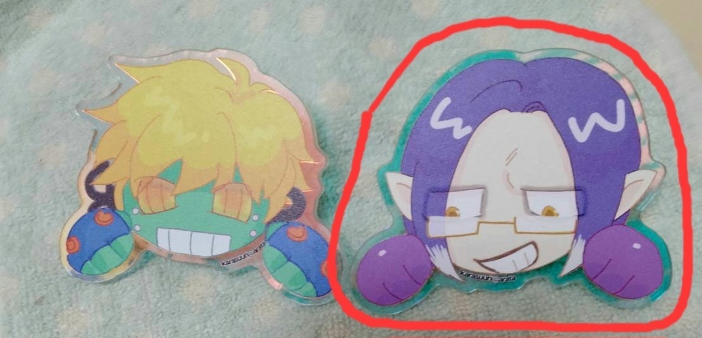 みまもりアクリルクリップ  クロウ