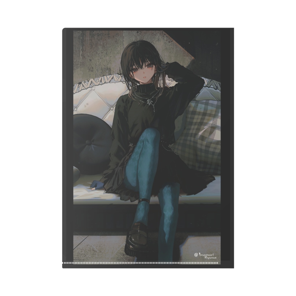 【ダウナー女子】オリキャラクリアファイル