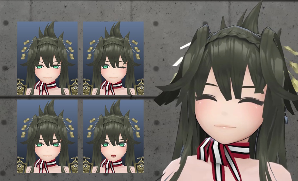 【VR アバター】オリジナル3Dモデル「弁天」