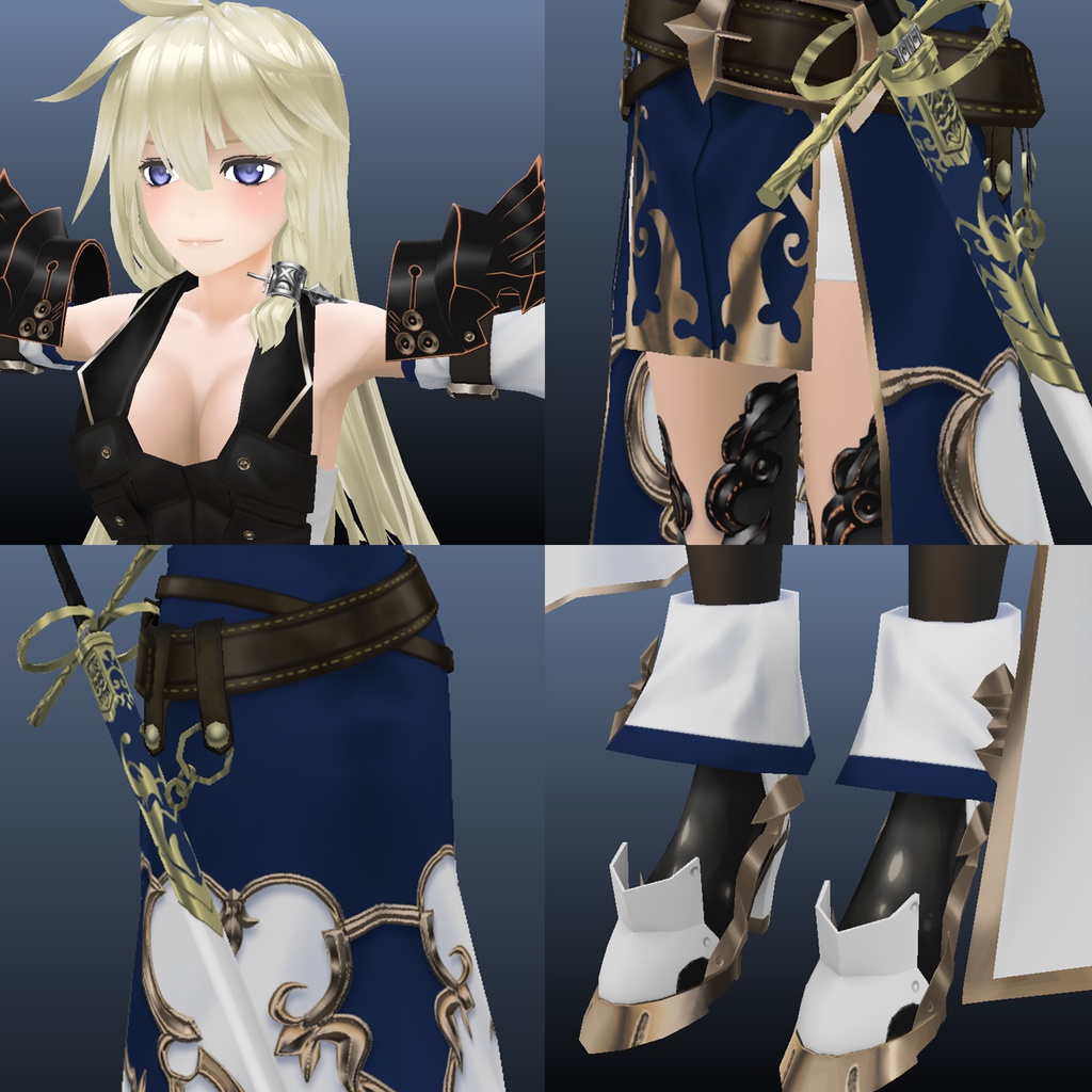 【VR アバター】オリジナル3Dモデル「Valentina」