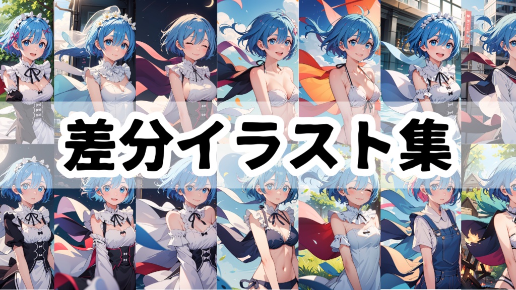 【レム】差分イラスト【165枚】