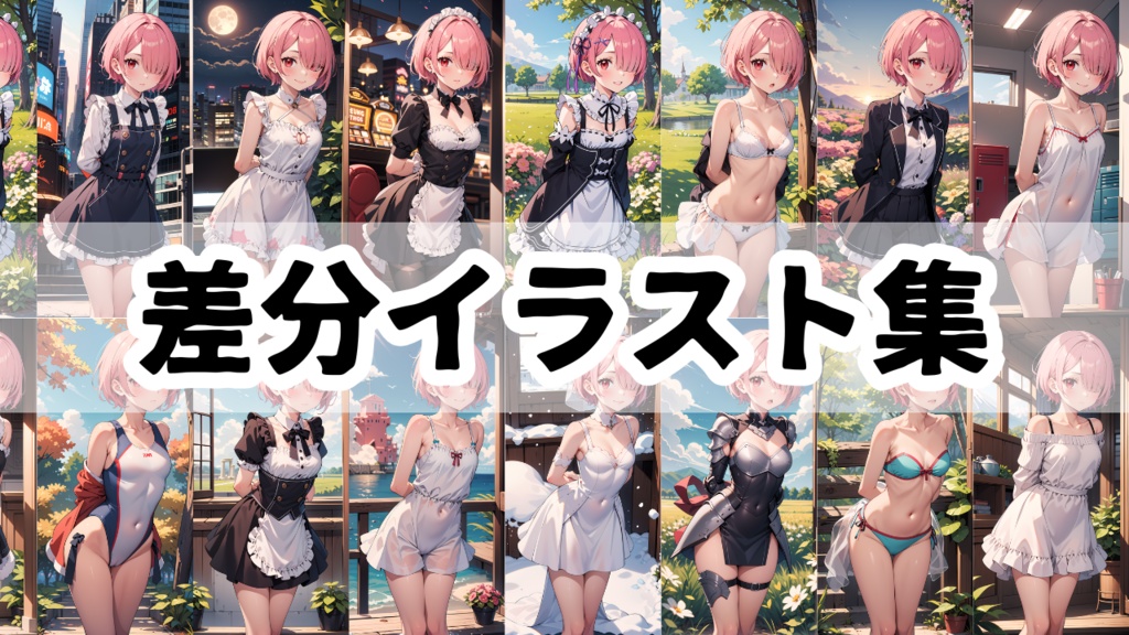 【ラム】差分イラスト【165枚】
