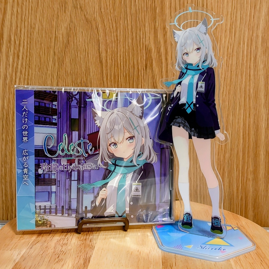 【砂狼シロコ(CD+特大アクスタ)】Celeste / 玲瓏のHydrangea【ブルーアーカイブ】