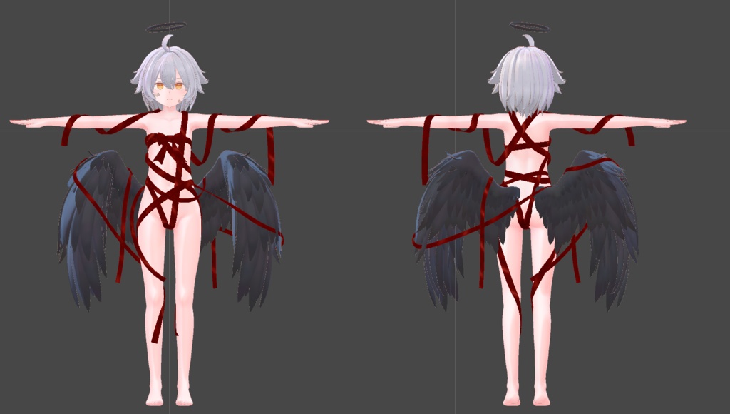 【サナティア対応】カラダを覆う包帯・リボン