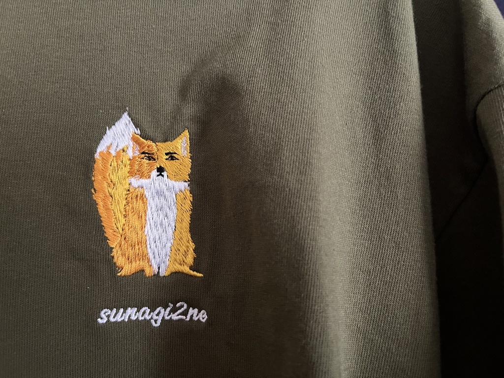 sunagi2neオリジナルビッグシルエットTシャツ