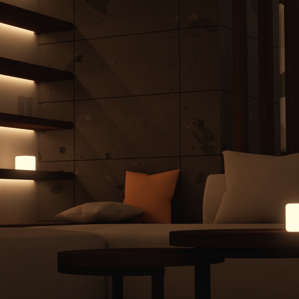 【VRChatワールド】Wide Bedroom