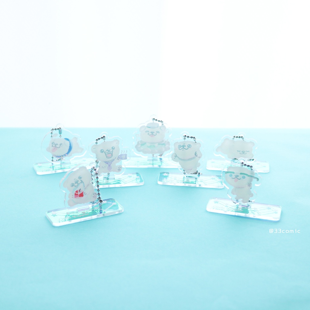 ベータ*こぐまおんせん・こぐまちゃんアクキースタンドセット