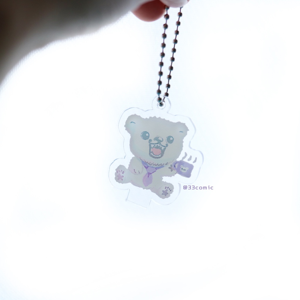 ガンマ*コーヒーどうぞ・こぐまちゃんアクキースタンドセット