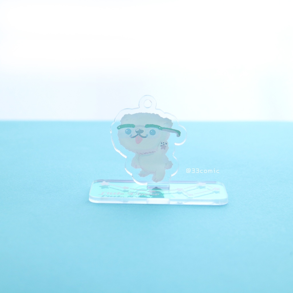 デルタ*めがねにあう?・こぐまちゃんアクキースタンドセット