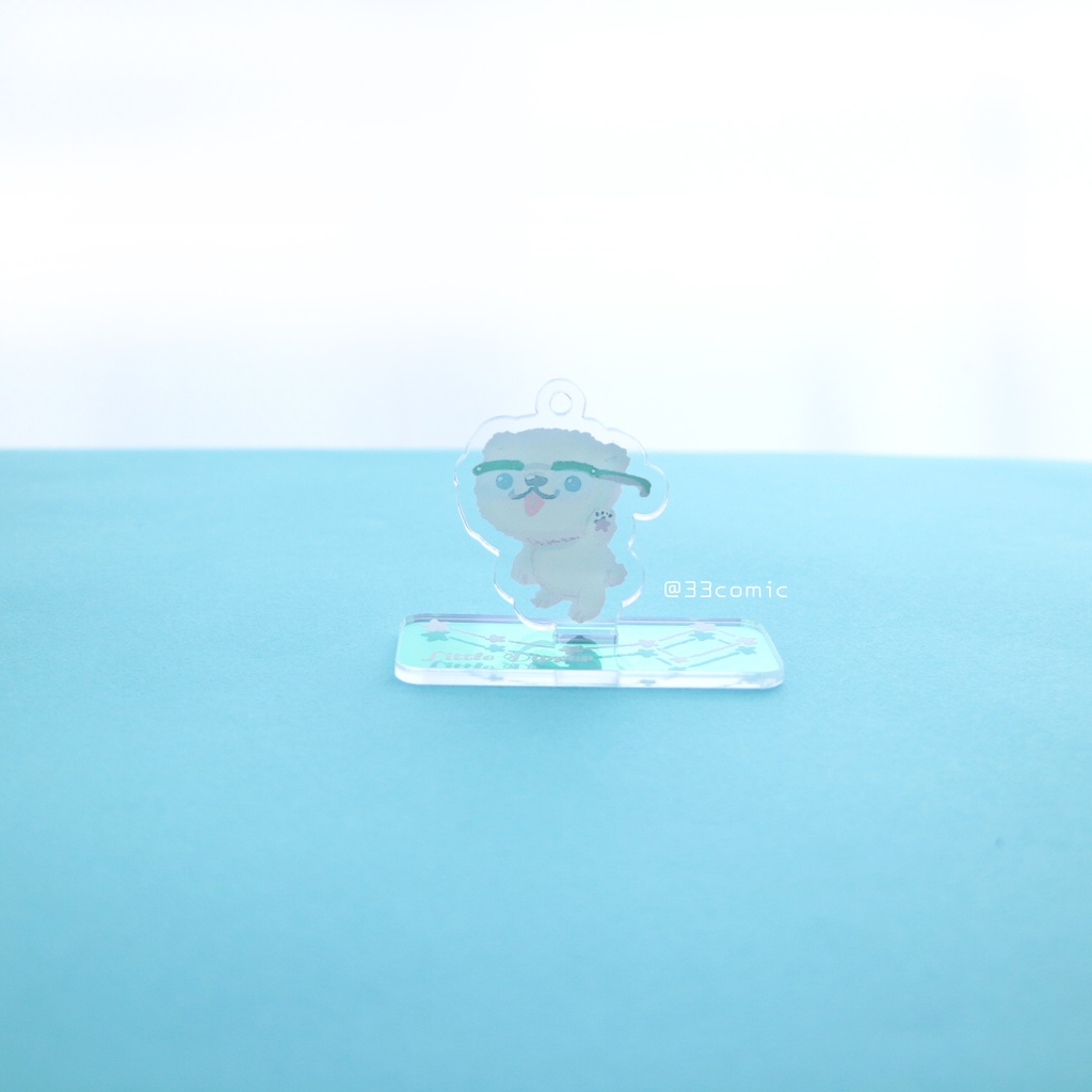 デルタ*めがねにあう?・こぐまちゃんアクキースタンドセット