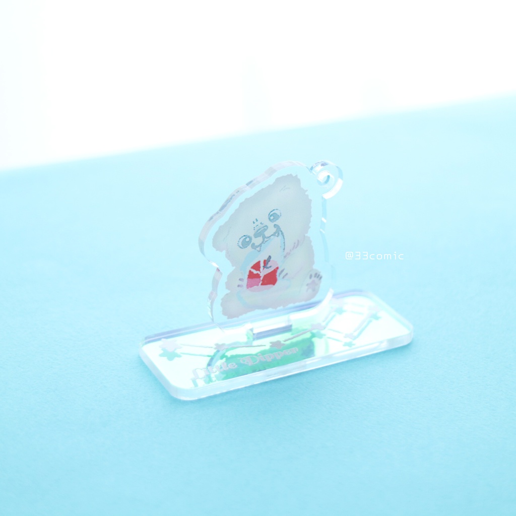 ポラリス*ガリガリ氷・こぐまちゃんアクキースタンドセット