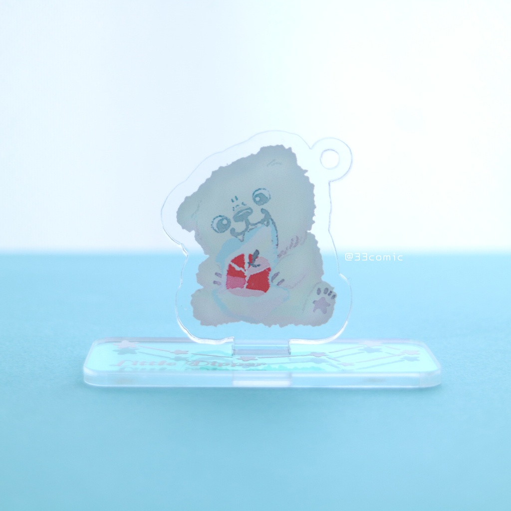 ポラリス*ガリガリ氷・こぐまちゃんアクキースタンドセット