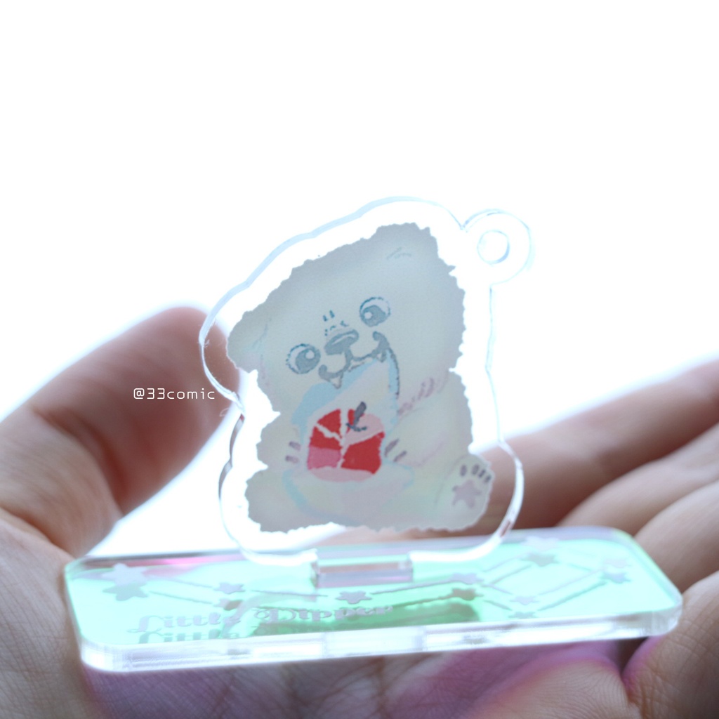 ポラリス*ガリガリ氷・こぐまちゃんアクキースタンドセット