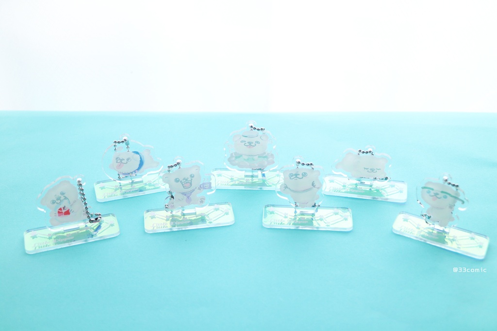 コンプリート全7種セット*こぐまちゃんアクキースタンドセット