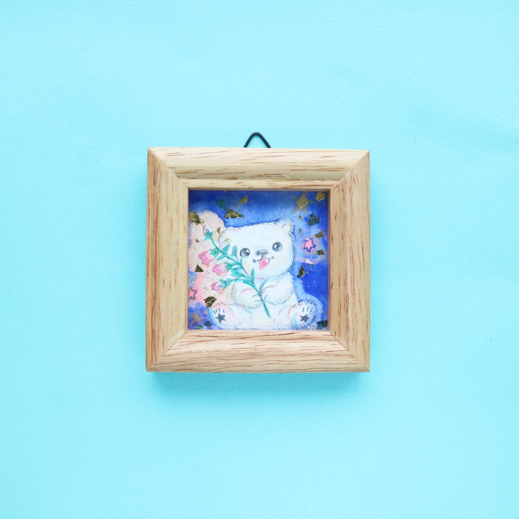 「カンパニュラ・ランプA」こぐまちゃん水彩原画