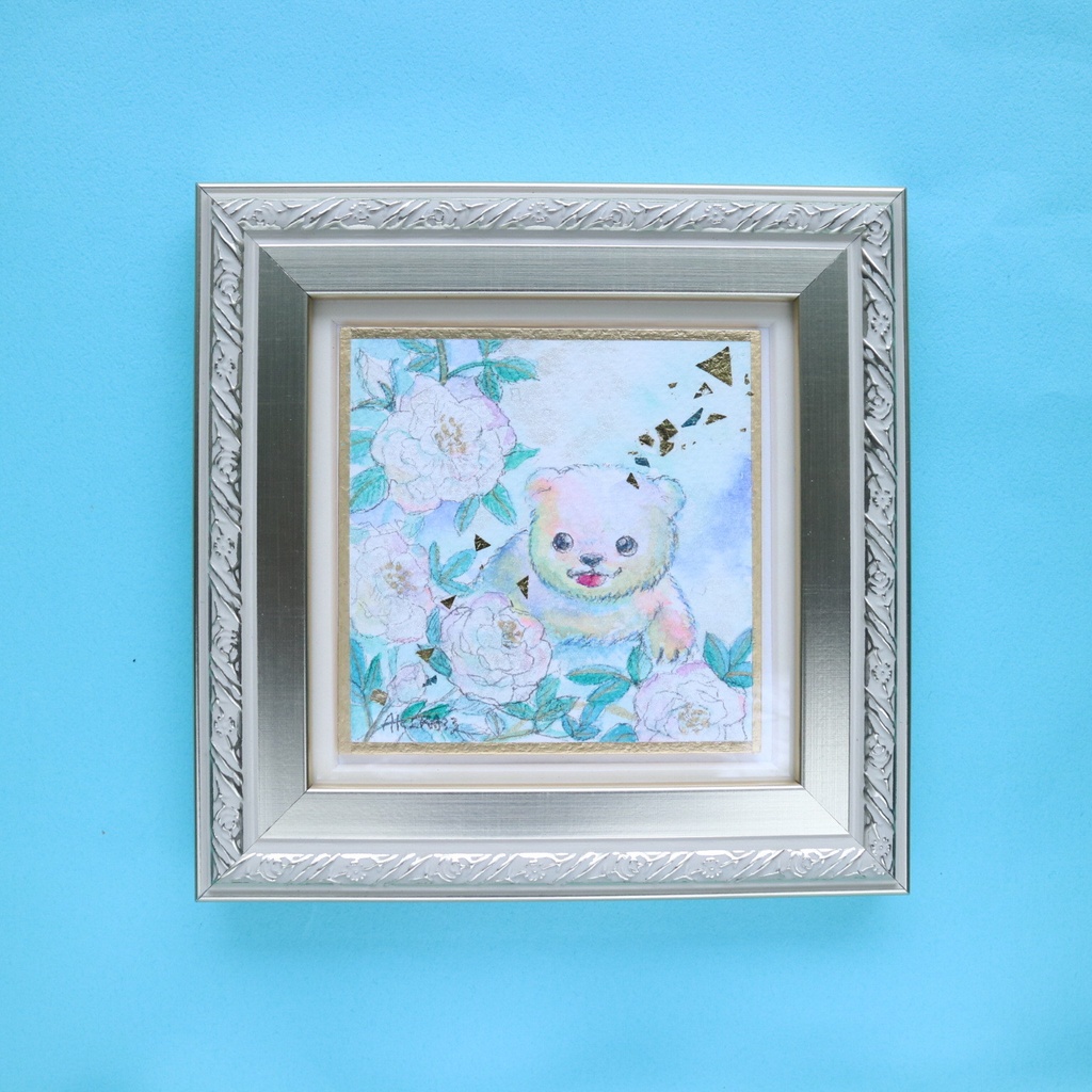 「ナニワイバラ」こぐまちゃん水彩原画