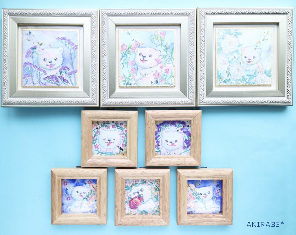 「ナニワイバラ」こぐまちゃん水彩原画