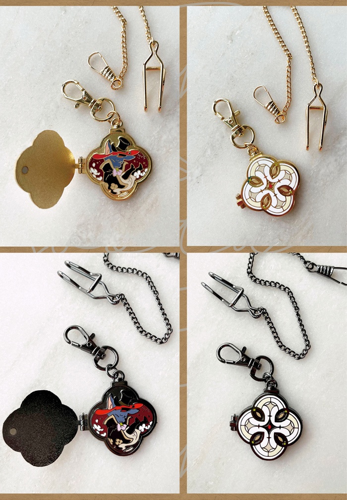 開閉式メタルチャーム