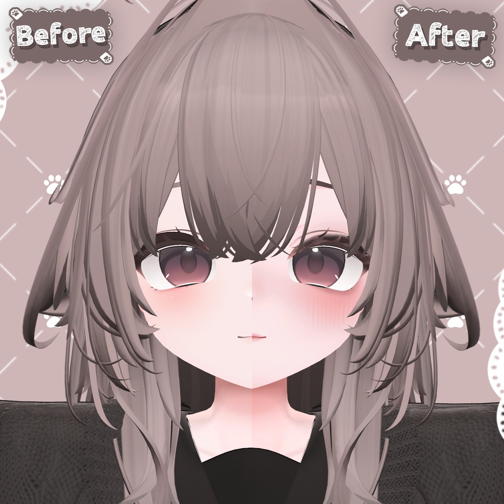 Kaguya(輝夜) Basic Makeup Texture(メイク)