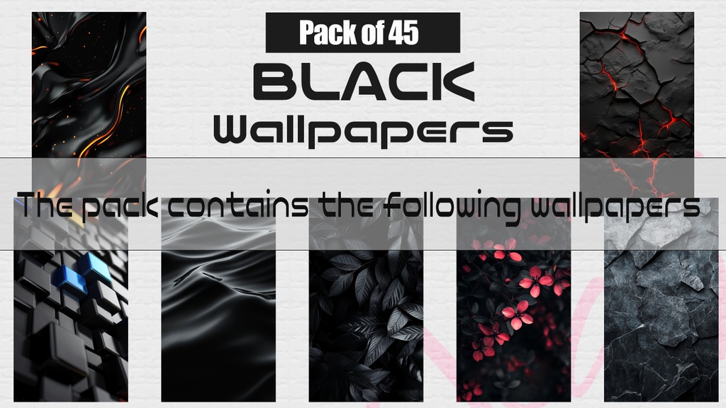 黒のクールでかっこいいスマホ用の高画質壁紙