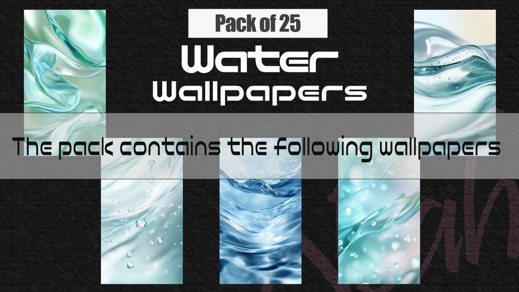 水っぽい雰囲気の涼しいスマホ用の高画質壁紙