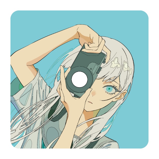 盤面アクキー「プシケ」（裏刷り）＋おまけステッカー