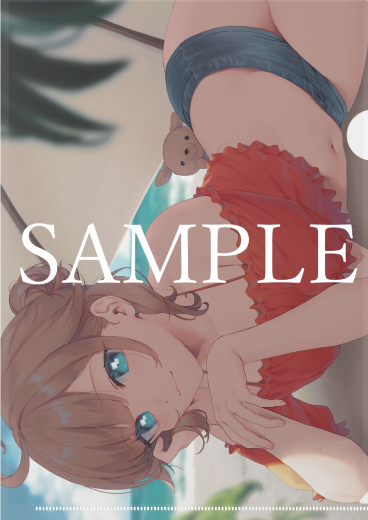 暁星シェリのかわいいクリアファイル【夏】