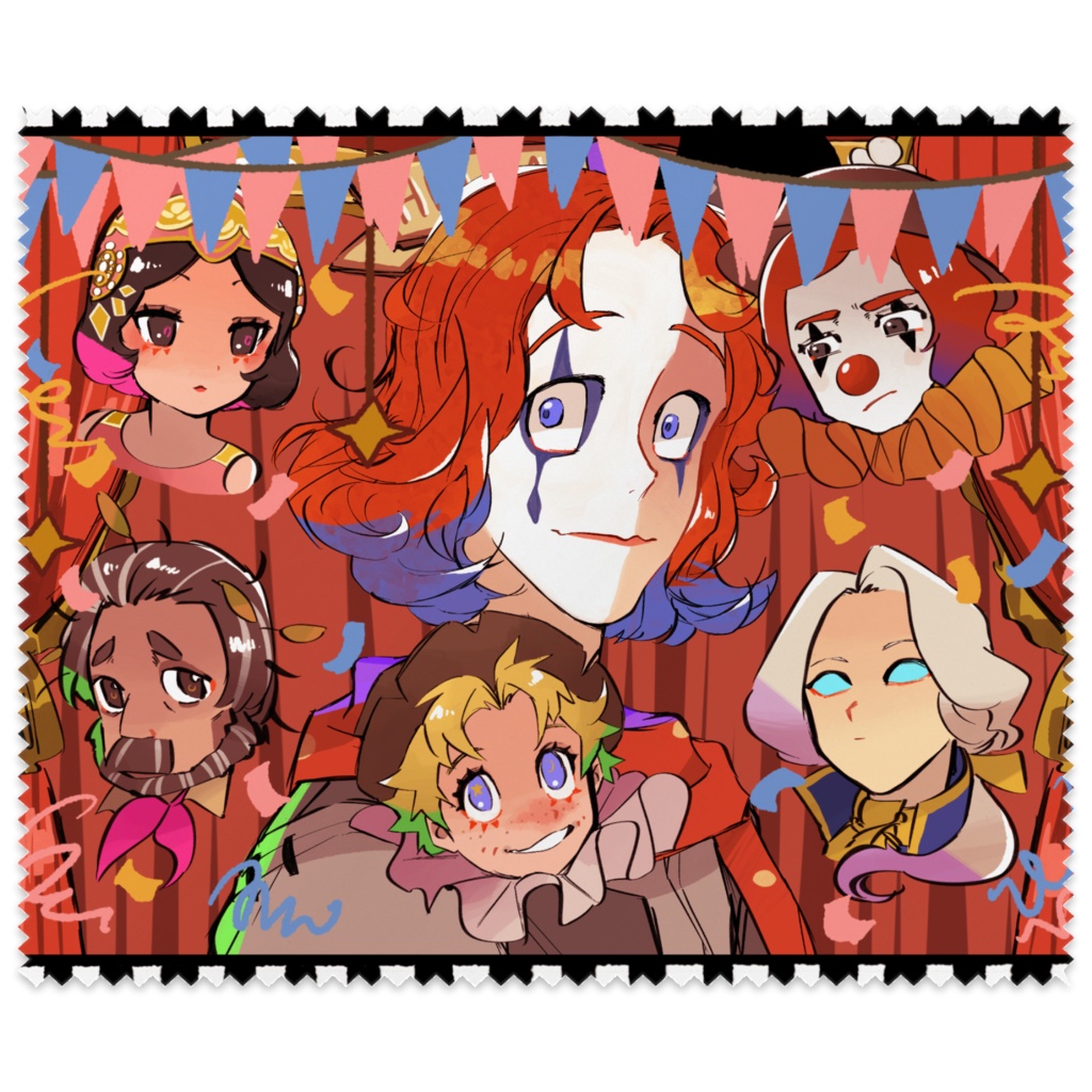 【ジョーカー誕生日記念１】サーカス組メガネ拭き