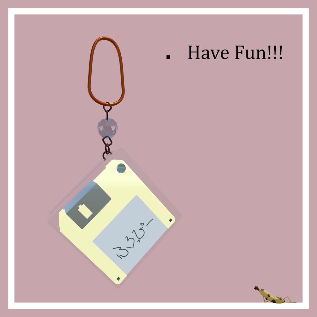 【4/18 リリース予定】オリジナル3Dモデル『Floppy』