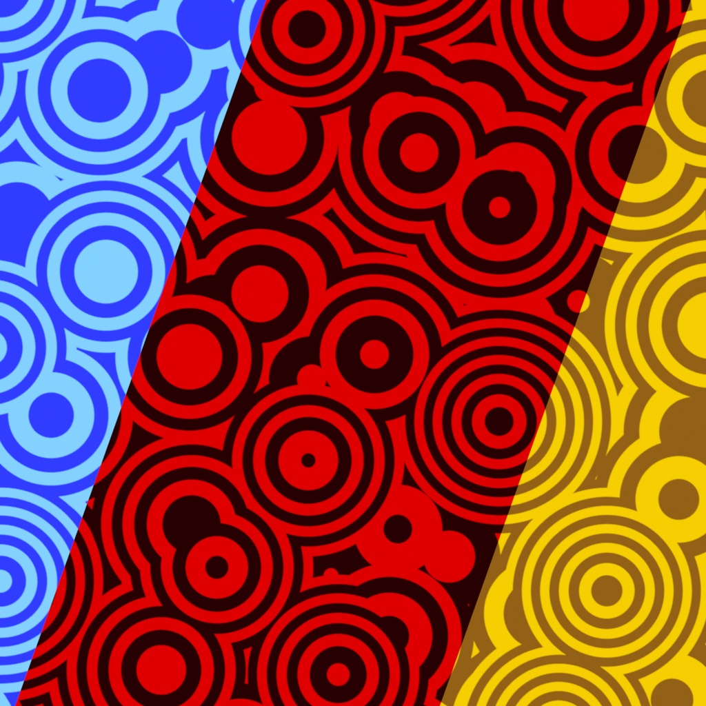 フリー動く背景素材! 「波紋」