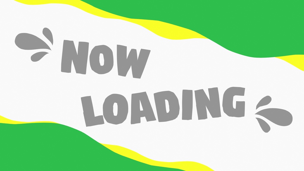 可愛いポップな動く待機画面!【フリー素材】