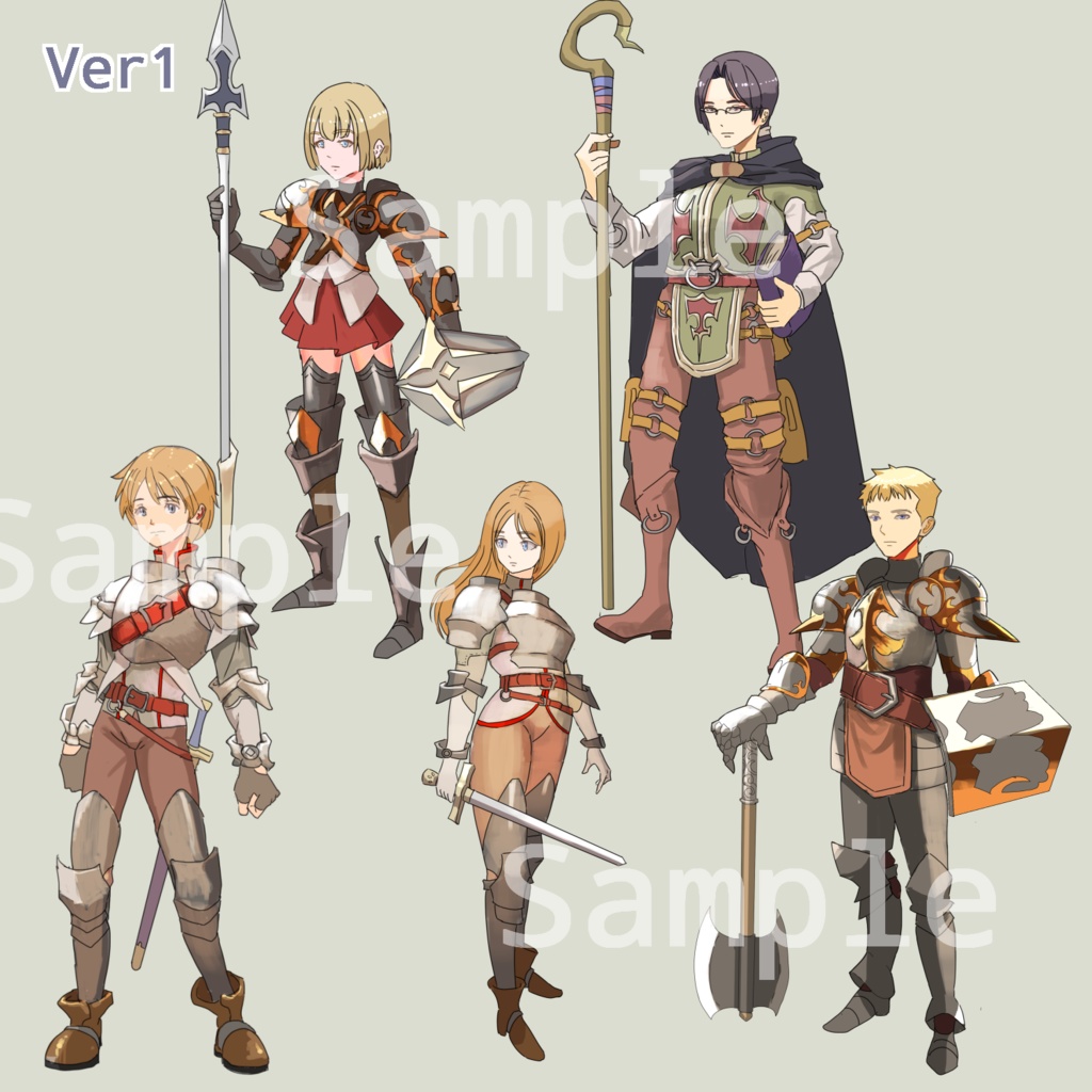ファンタジー立ち絵集冒険者パックVer2