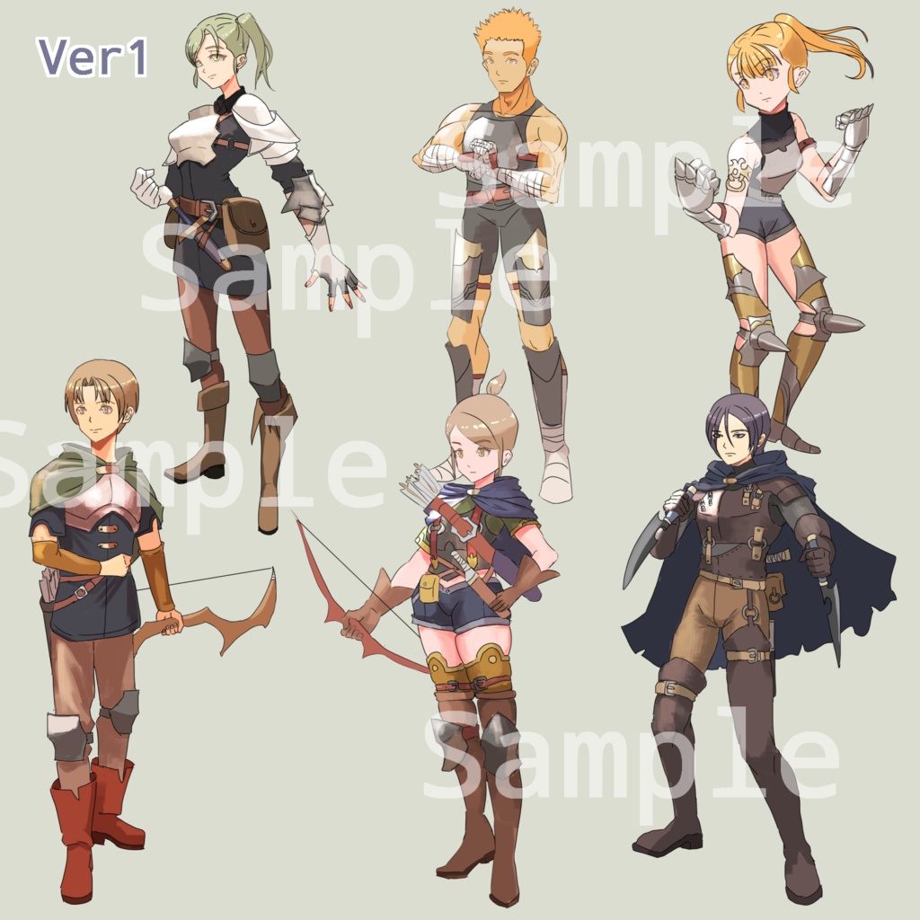 ファンタジー立ち絵集冒険者パックVer2