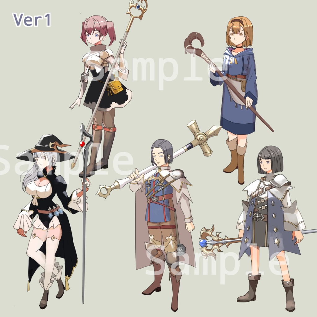 ファンタジー立ち絵集冒険者パックVer2